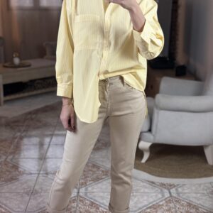 Le jean Beckie beige