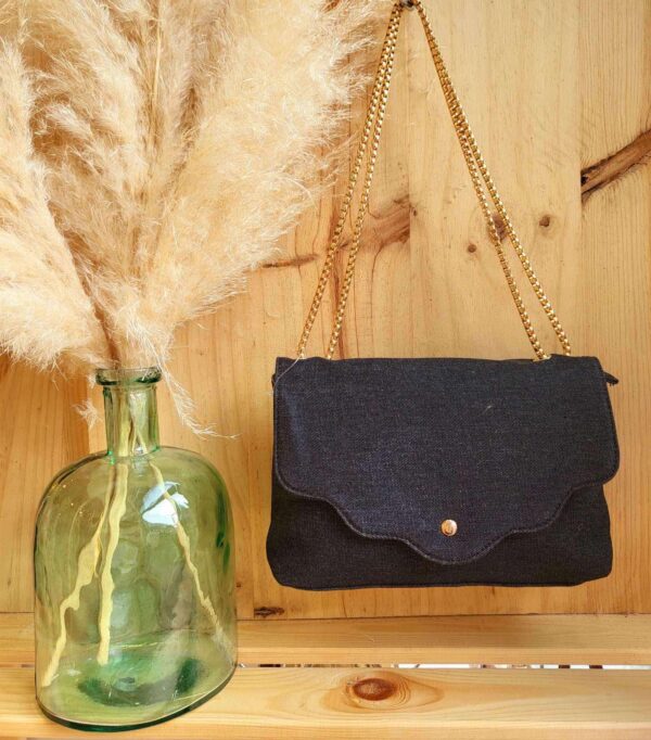 Sac Lilie noir jean