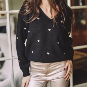Le pull Cupidon noir