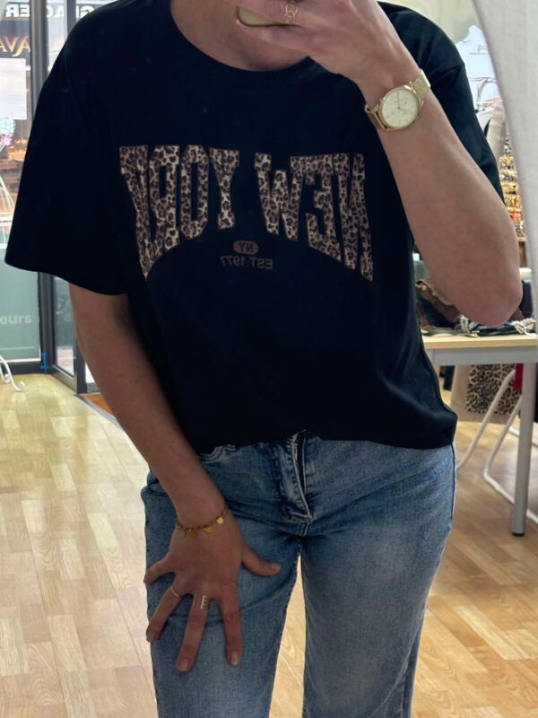 Le Tshirt NY noir – Image 3