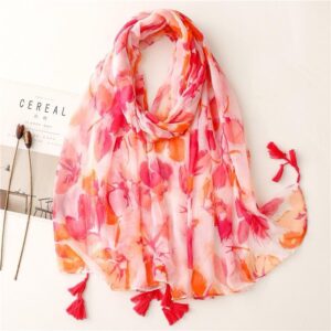 Le foulard Rose Fushia
